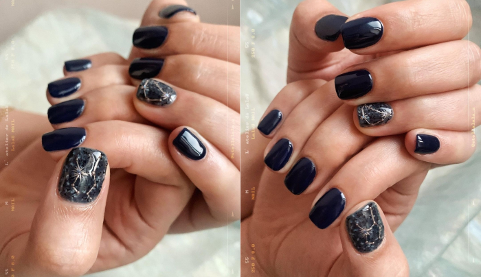 秋冬美甲_秋冬指甲_顯白秋冬美甲.